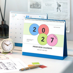 Indigo 2027 Prism Desk Calendar