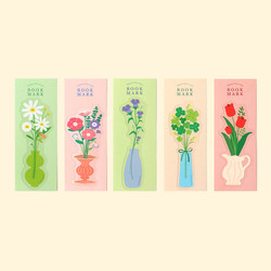 Bookfriends Free Line Transparent Flower Bookmark