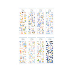 Mellee Factory Deco Blue Removable Sticker Pack