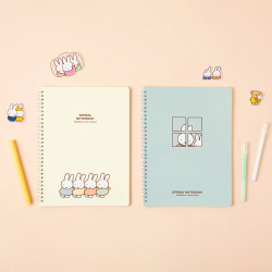 Miffy B5 Wire Binding Lined Notebook