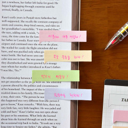 Usage example of Plepic Talk Commentary Flag Sticky Notepad