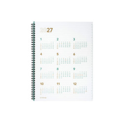 Byfulldesign 2027 Second A4 Dated Monthly Planner