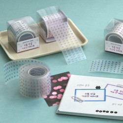 Iconic Doodle Kiss Cut Hangeul Sticker Tape Roll