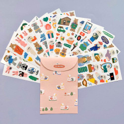 My Buddy Removable Sticker Pack of 12 Sheets