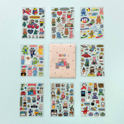 My Buddy Clear Removable Sticker Pack