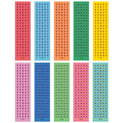 DALPAPER Long Circle Check Alphabet Sticker Pack