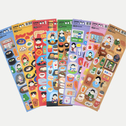 DALPAPER Everyday Occurrence Gourmet life Slim Paper Sticker