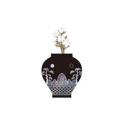 Somssi Korean Irworobongdo Vase Card Set