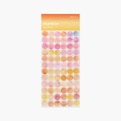 Appree Sunrise Sea Circle Removable Sticker Pack 6 Sheets