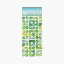 Appree Day Sea Circle Removable Sticker Pack 6 Sheets