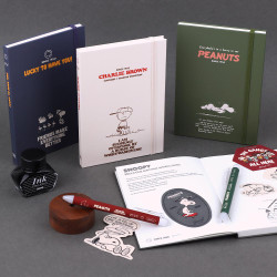 Usage example of PEANUTS Snoopy Hardcover Lined Notebook