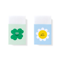 Bookfriends Smile White Eraser