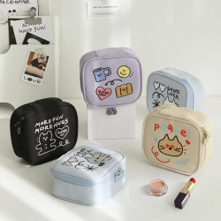 Iconic Doodle Mini Makeup Pouch Bag