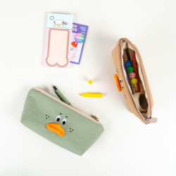 All New Frame Airy Lucky Ducky Zipper Pencil Case