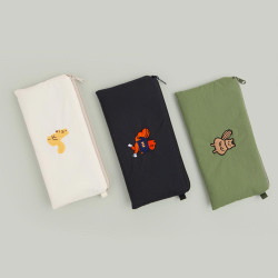 All New Frame Airy Squirrel Zipper Pencil Case