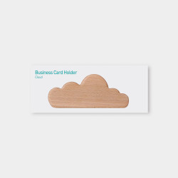 Appree Wooden Cloud Business Card Holder