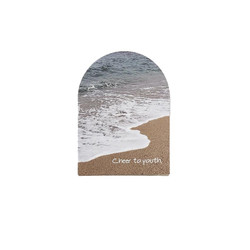 Bonne Journee Decorative Beach Arch Postcard