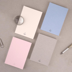 Dash And Dot Ordinary Orbit A6 Grid And Blank Notebook