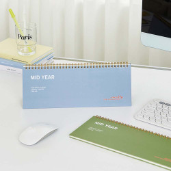 Antenna Shop Mid Year Undated Weekly Desk Planner
