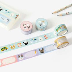 Bookfriends Reading Pet Washi Tape