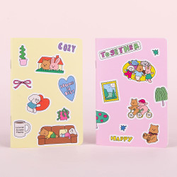 Dailylike My Buddy Point Sticker Mini Grid Notebook Set