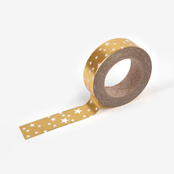 Starry Gold Single Washi Masking Tape