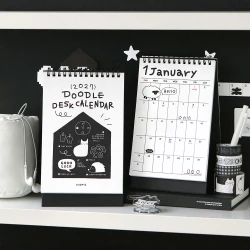 ICONIC 2027 Doodle Desk Calendar