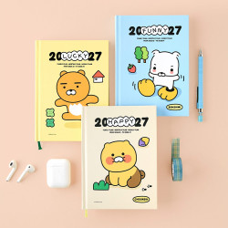 Kakao Friends 2027 Hardcover Dated Weekly Planner