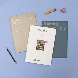 O-CHECK 2027 Record Your Day A4 Dated Monthly Planner