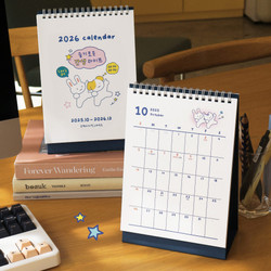 O-CHECK 2026 Living My Best Life Monthly Desk Calendar