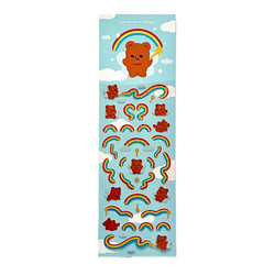 pureureum design Rainbow Fairy Bear Holographic Sticker