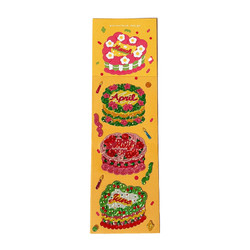 pureureum design Calendar Cake Holographic Sticker 02