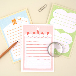 Dash And Dots From The Heart Letter Press Message Card