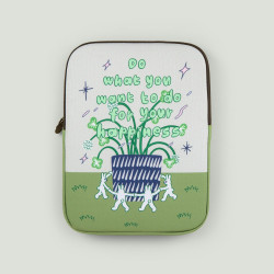 All new frame Happiness Clover iPad Tablet & 13-inch Laptop Sleeve