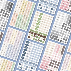 7321 Design My Flow Planner Sticker Set