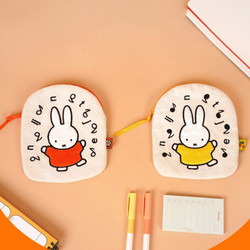 Miffy Embroidered Canvas Zipper Pouch