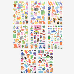 Dailylike Jelly Bear Paper Removable Sticker 13-20