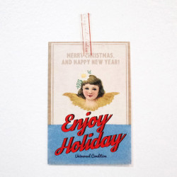 UNIVERSAL CONDITION Enjoy Holiday Christmas Greeting Card