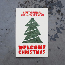 UNIVERSAL CONDITION Welcome Christmas Greeting Card
