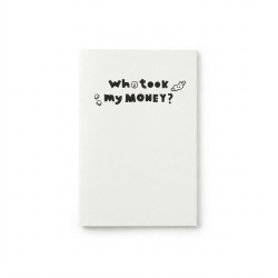 Dash And Dot Hand-Drawn Pocket Expense Tracker