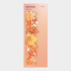 Appree Maple Frame Gold Foil Sticker Pack