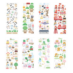 roomroom Cute Decorative Sticker 105-112