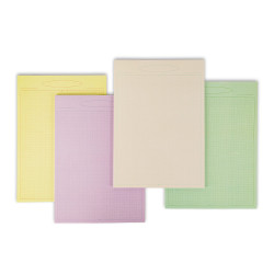 Pastel Color Basic B5 Grid Notepad