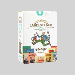 Nacoo Vintage Label Sticker Pack