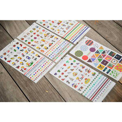 N.IVY Odong et valerie Scandinavia deco sticker set of 5 sheets