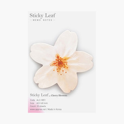 Cherry blossom white sticky memo notes Small