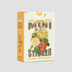 Nacoo Flower Mini Label Sticker Pack