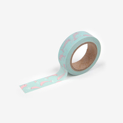 Pink dolphin Single Washi Masking Tape