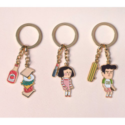Du dum metal key ring