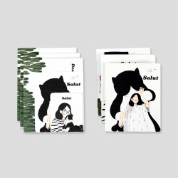 Nacoo Salut Illustration Card Set